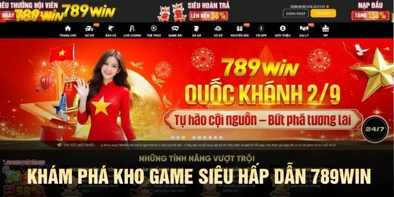 Khám phá kho game giải trí siêu hấp dẫn tại 789win